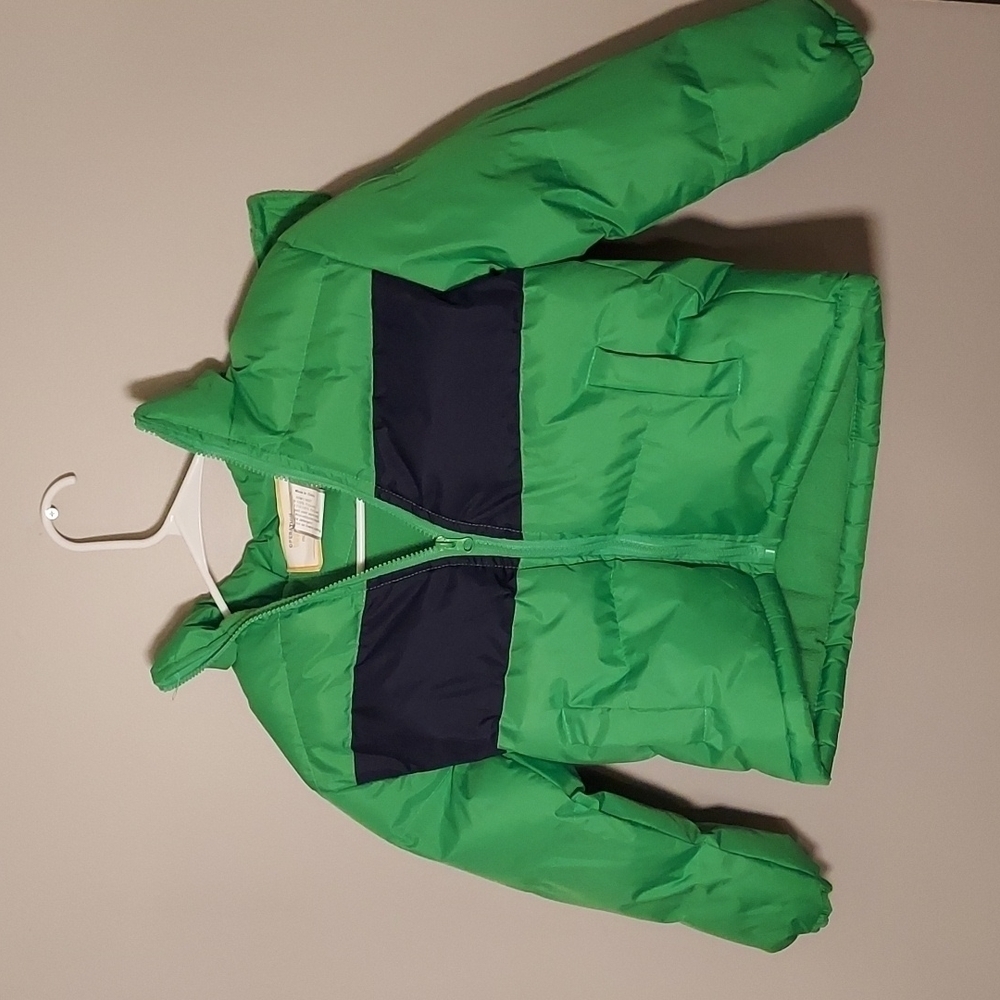 Operation Warm Size 5/6 Green and Navy coat